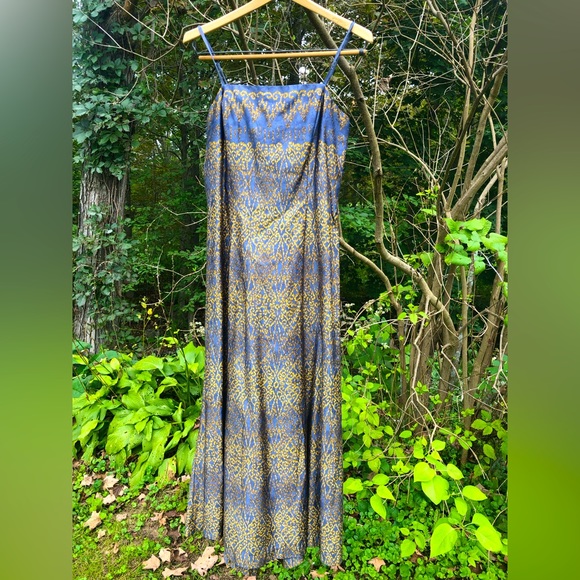 Peruvian Connection Dresses & Skirts - Peruvian connection blue and gold dress! Size 8! Stunning